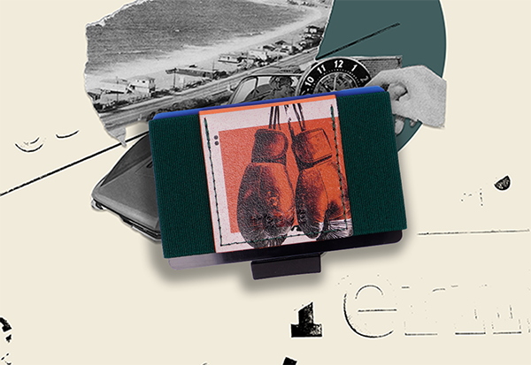 Barbara Gibson’s limited edition slim wallet features a pair of boxing gloves in her signature style. A mix of vintage photography and contemporary imagery to create an effortlessly cool slim wallet.

Barbara’s wallet is only available for a few more days, so don’t miss out #AOTM