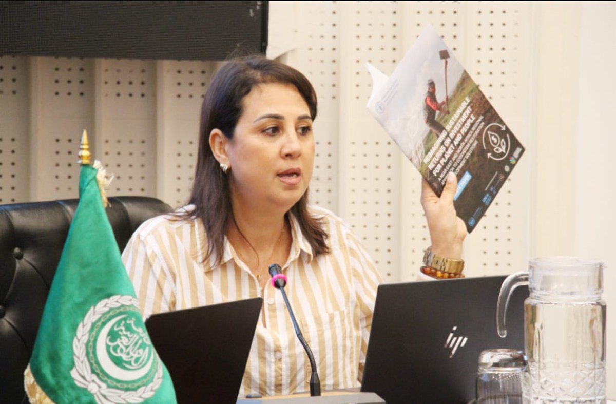 Honored to join the Arab Environmental Forum in Nouakchott, organized by the #LeagueofArab alongside the CAMRE Technical Committee. 🌿
Stronger environmental indicators for food security are key to policy coherence across water, agriculture &amp; environment.<a href="/FAOinNENA_EN/">FAO in Near East and North Africa</a>