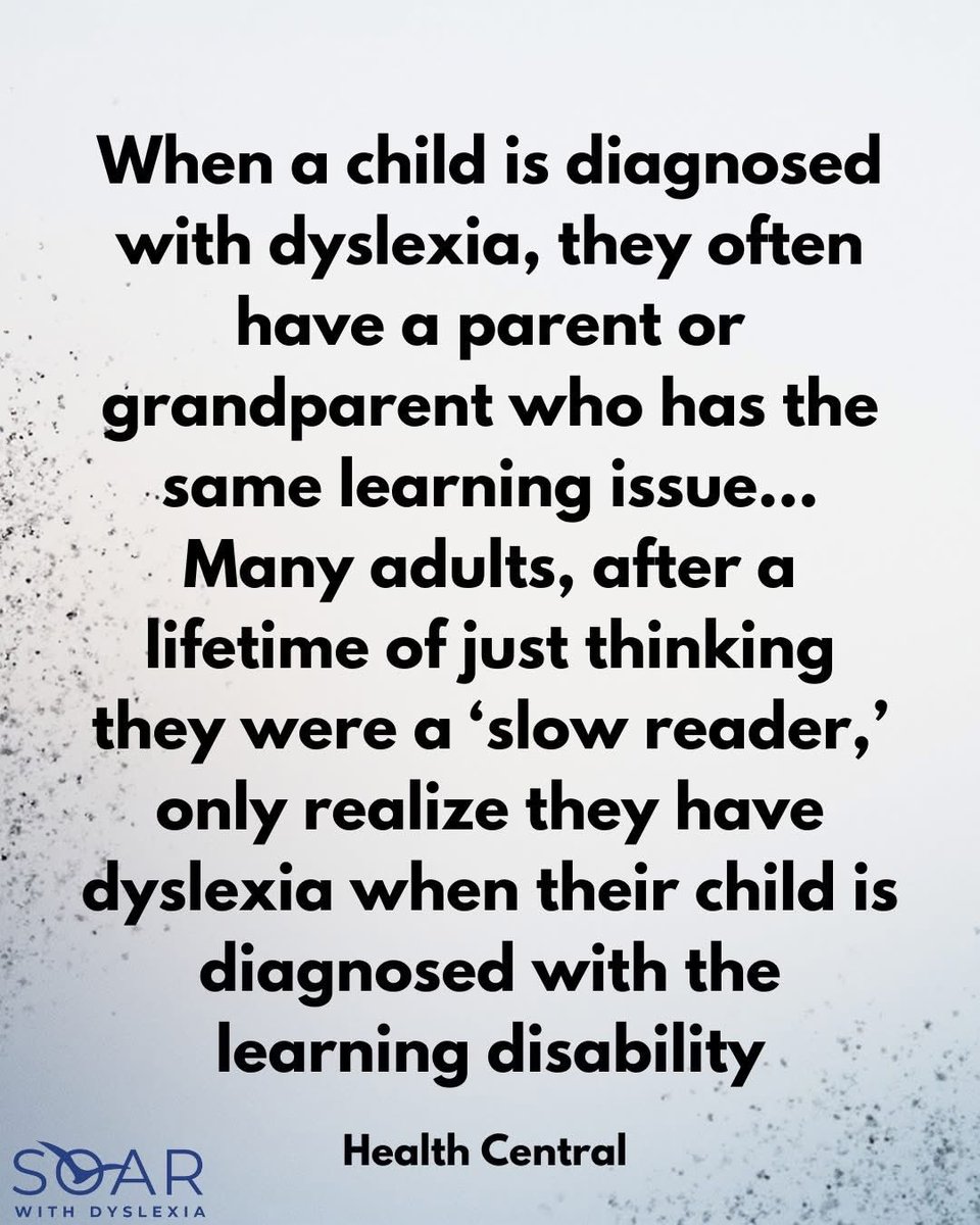 It’s mixed feelings.  It can strike fear…will my child struggle like me? I made it through, they don’t need extra help. Or, I struggle too, there is help now. It can be a time of reflection, facing the identification of their kid &amp; remembering the past. We know better now.