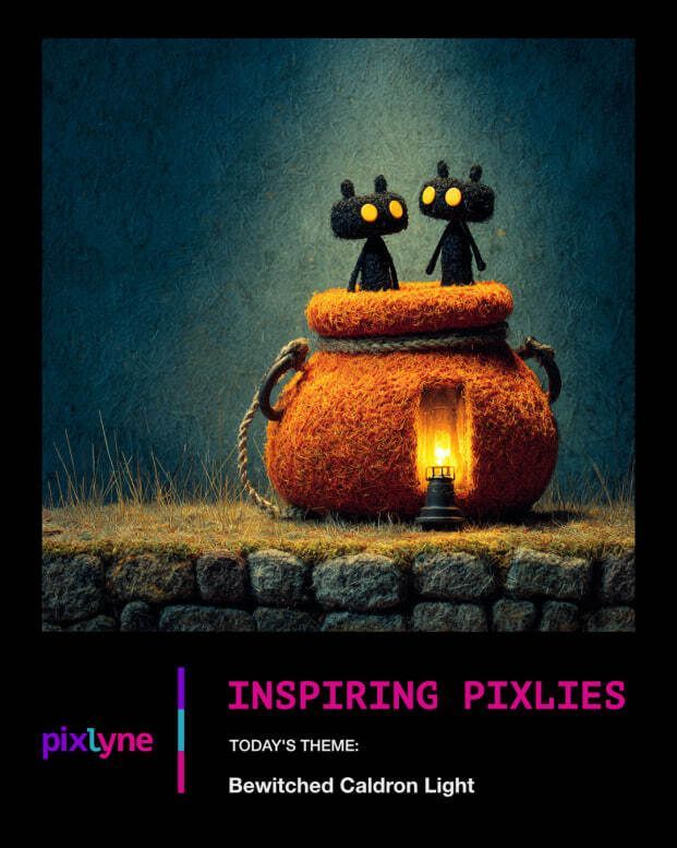 WeArePixlyne's tweet image. ✨INSPIRING PIXLIES✨

🔮 Bewitched Cauldron Light✨ 

A bubbling glow, a flicker of fun, while curious souls keeping watch. 🔥👀🧐 
The spell isn’t dark...it’s wonder wrapped in warmth. ✨🎃 

#pixlyneinspirations #inspiringpixlies #pixlyne #whatsyourmedium
