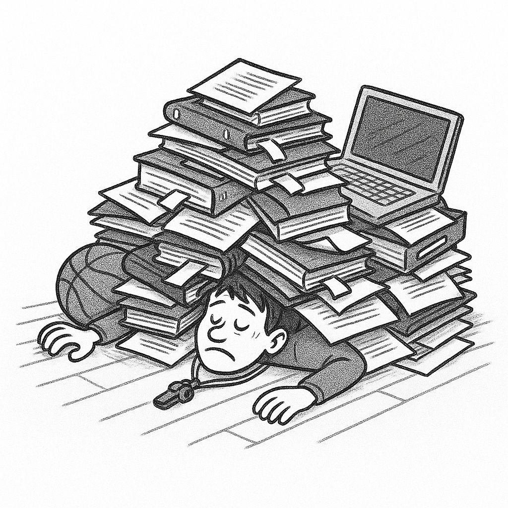 The "always available" coaching culture is destroying coach retention. Set boundaries. Protect your time. Model healthy work-life integration. Your athletes need a sustainable coach, not a burned out martyr. #waynegoldsmith #coachwellbeing