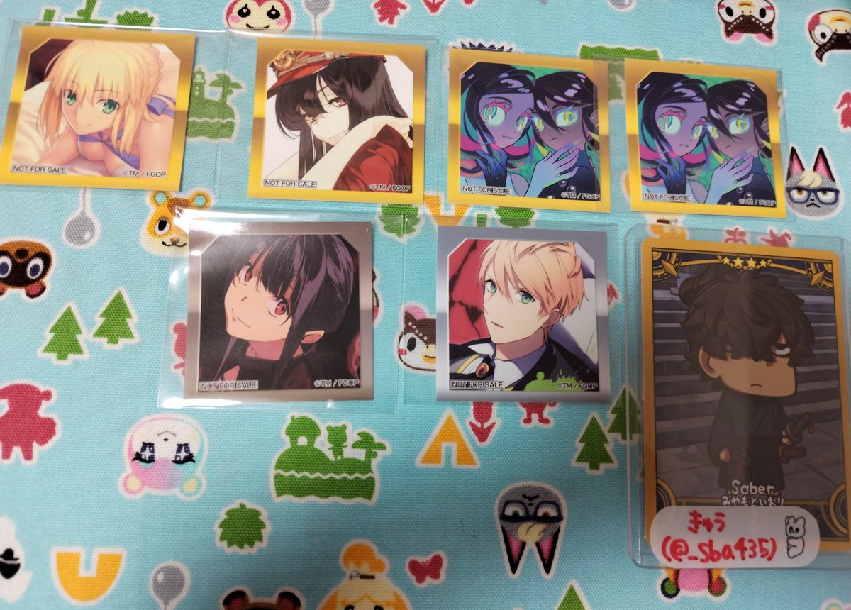 <a href="/no_TL/">noTimeLine</a>【交換】 FGO Fate/Grand Order最終再臨展 特典 ステッカー
【譲】アルトリア(弓)、徴姉妹2、織田信長、織田信勝、ジキル＆ハイド
【求】斎藤一、宮本伊織
郵送での交換。再交換、再譲渡okです。 
こちらからも複数のご提供も可能です。
お心当たりございましたらお気軽に検索からもどうぞ。