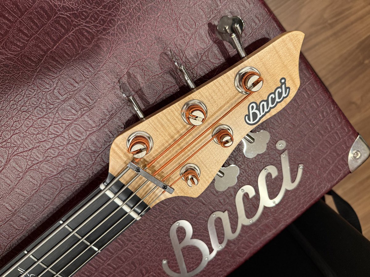 yokokugami's tweet image. My new gear...

BACCI / MarlitaⅤ34

BACCIのPBタイプの5弦、入手しました。
Amritaの虫食い材がピックガードの形のインレイとして使われています。

#mynewgear
#bacci
 #woodworm 
#bacciguitars