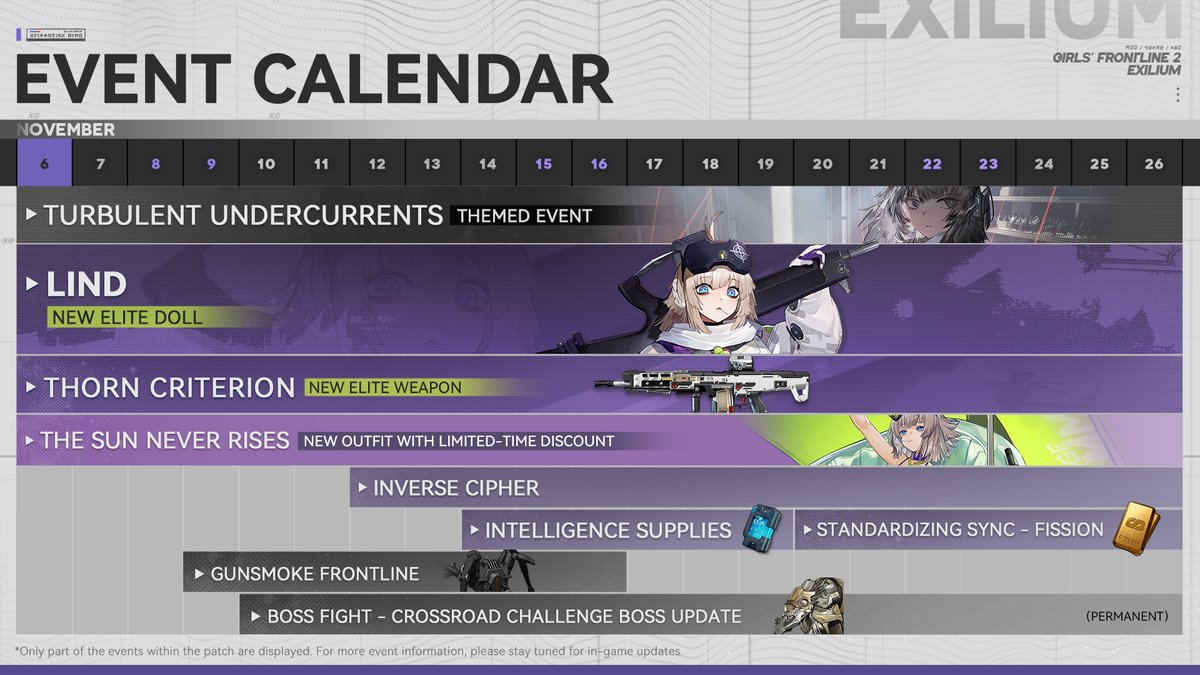 GIRLS' FRONTLINE 2: EXILIUM-EN Official tweet media