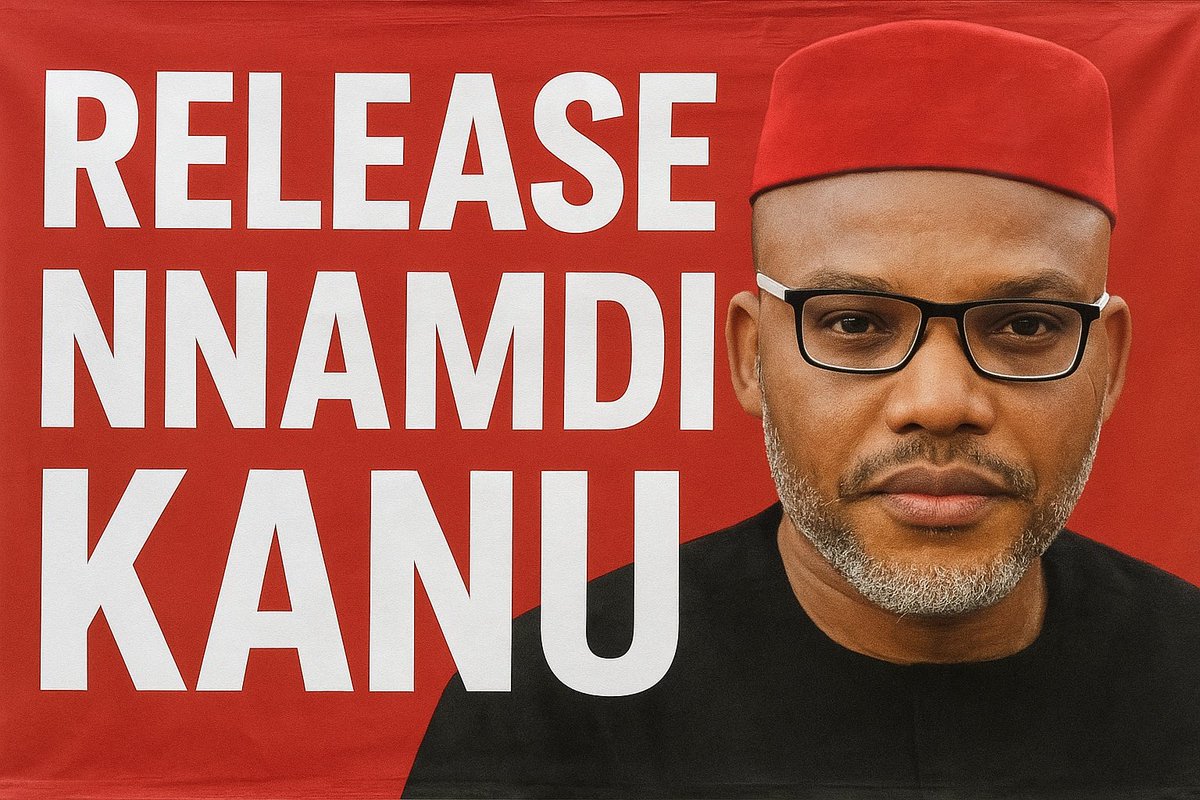 Uchechukwubiaf4's tweet image. I stand with Mazi Nnamdi Kanu  a man whose only crime is demanding freedom for his people.
He speaks for the voiceless, suffers for the innocent, and stands tall even in chains.
You can silence a man, but not his mission.
#FreeNnamdiKanu #Biafra #Justice