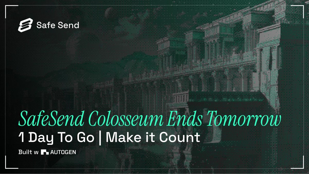 themyrax's tweet photo. It’s been 3 crazy weeks in the SafeSend Arena volume’s pumping, leaderboards are on fire, and the community energy? 

Unreal.

Now we’re down to the wire…
24 hours left to make your move and grab your share of 50,000 $NODE! https://t.co/NPt8IpLkkn