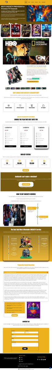 PascalTechy0661's tweet image. Just wrapped up CheeseTV — a modern entertainment website built on WordPress from the ground up. From concept to launch, every pixel designed with purpose 🎬 Starting a new business? Let’s build a website that converts.  Order now! #WebDesign #WordPress #UIDesign #Businessowner