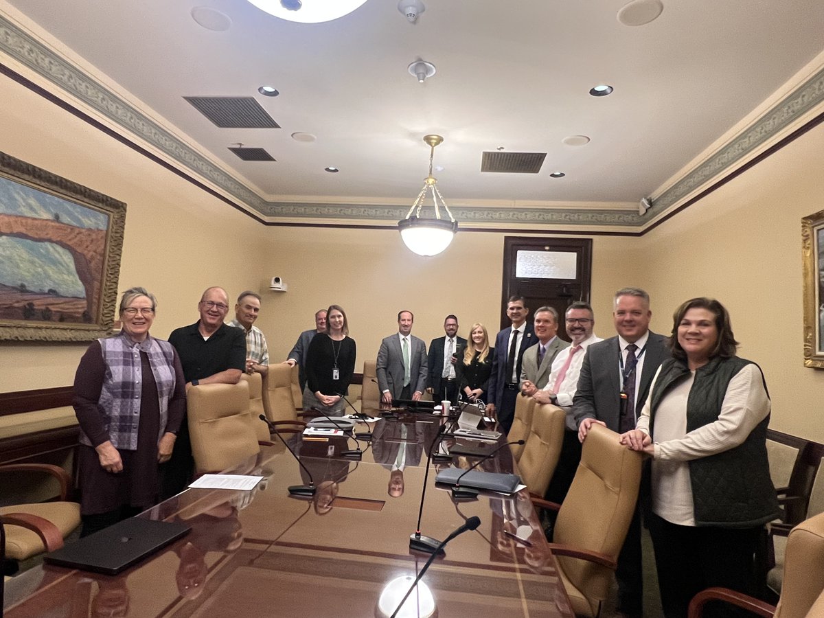 RepWhyte's tweet image. To help students excel and expand education opportunities, I sure enjoy collaboratively working together with superintendents and school district business administrators from across the state. We are elevating Utah’s strong education system to prepare the rising generation.