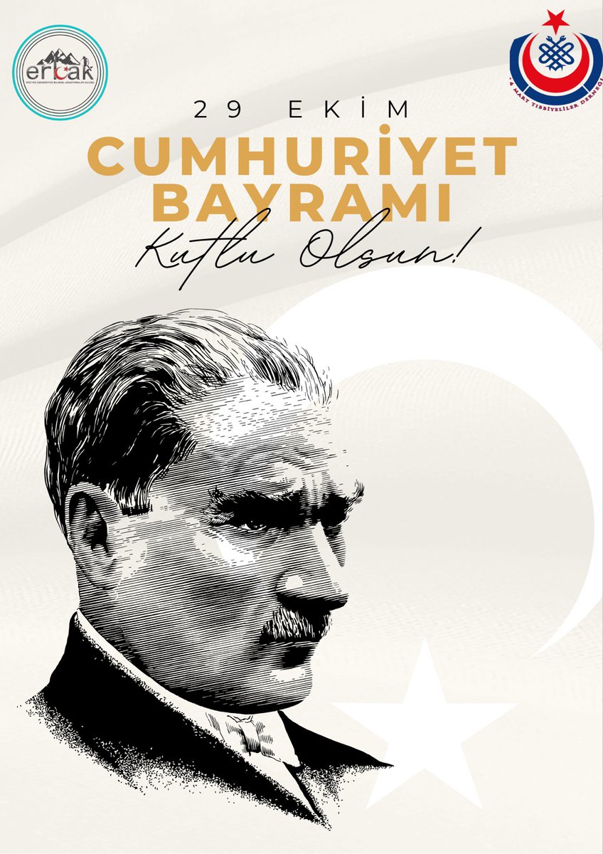 “Cumhuriyet, düşüncesi hür, anlayışı hür, vicdanı hür nesiller ister.” — Gazi Mustafa Kemal Atatürk

Türk’ün bağımsızlık ateşi 29 Ekim 1923’te Cumhuriyetle yeniden alevlendi.
Bu topraklarda esarete yer yoktur! 🇹🇷

Ne mutlu Türk’üm diyene!
ERBAK