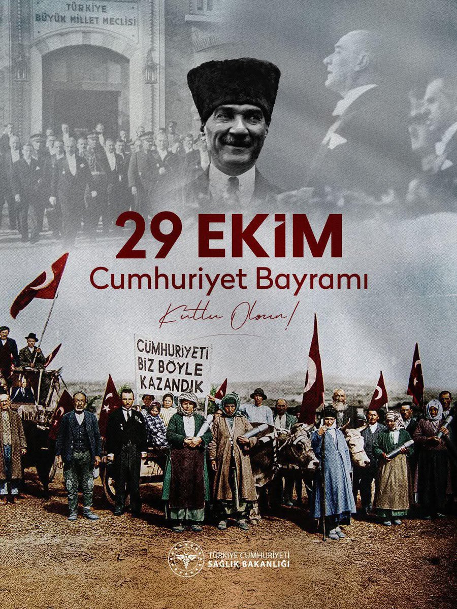 29 Ekim Cumhuriyet Bayramı Kutlu Olsun 🇹🇷

Cumhuriyetimizin kuruluşunun 102’nci yıl dönümünde Cumhuriyetimizin Kurucusu Gazi Mustafa Kemal Atatürk başta olmak üzere İstiklal Harbimizin tüm kahramanlarını rahmetle ve minnetle anıyoruz.