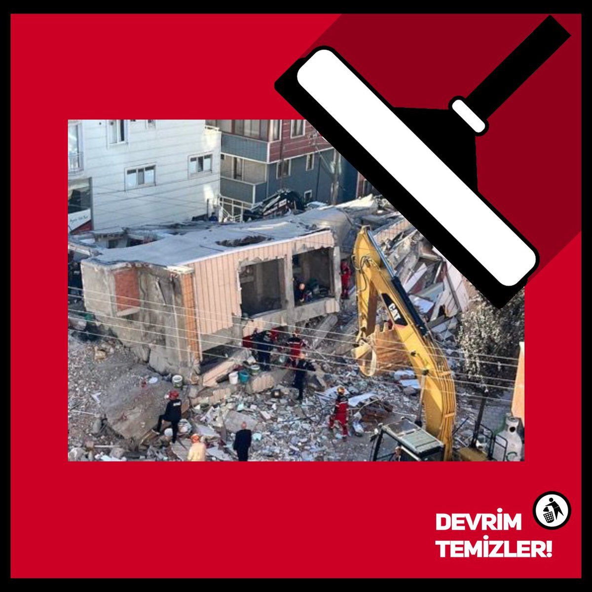 Gebze’de içinde bir ailenin yaşadığı bina çöktü, enkaz altında kalan 5 kişiden 2 kişi hayatını kaybetti.

⤵️ Bu pisliği devrim temizler!