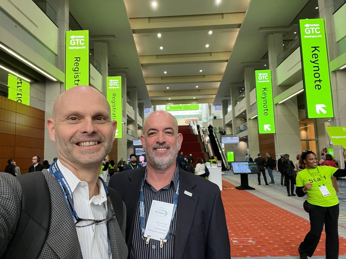 SQreamTech's tweet image. We are at GTC DC, and here’s our take after listening to Jensen Huang’s keynote:

“AI is the new infrastructure.”
“Accelerated computing’s moment has arrived.”

bit.ly/4hybnvv

#SQream #NVIDIA