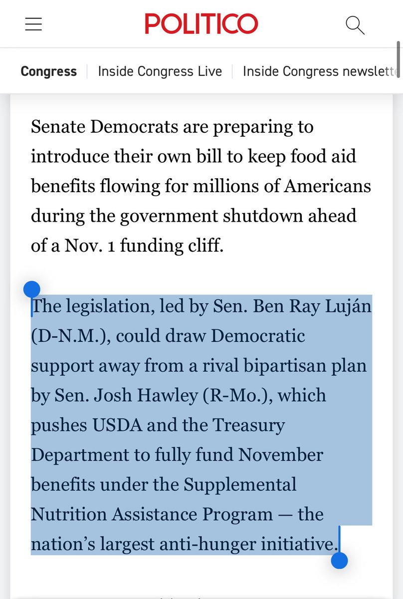 I’m just going to leave this here for everyone saying the GOP wants people to starve.

When the Dems say “starving people are our only leverage,” believe them. 

Note: This Tweet is not supporting the government and SNAP, but rather an educational one addressing Dem lies.

The