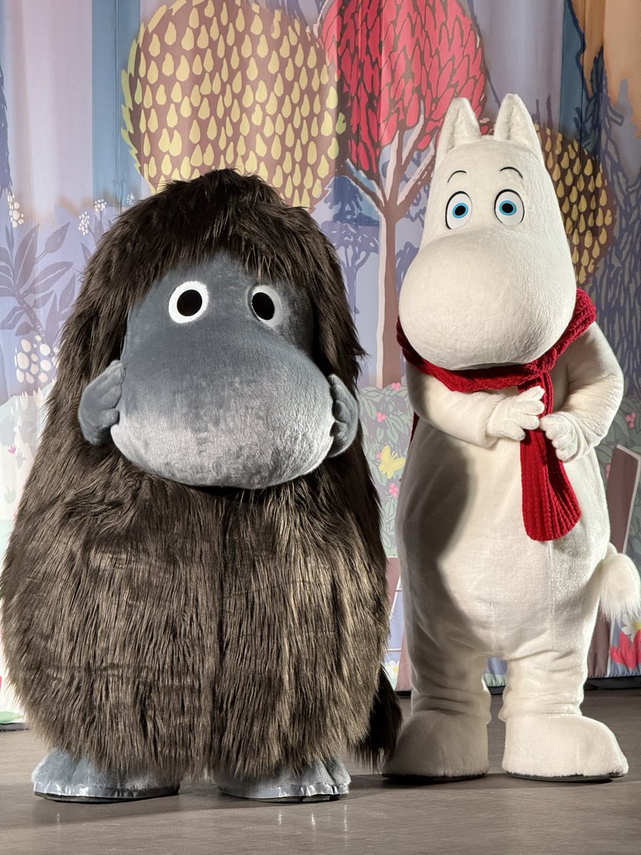 ご先祖さまとムーミンのペア可愛かったー🥰 #ムーミンバレーパーク
