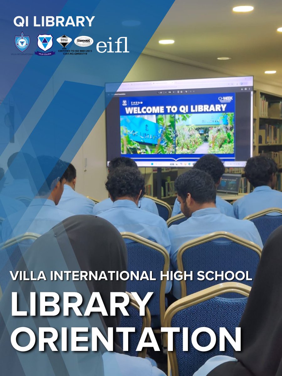 QILibraryMV's tweet image. 📸✨Highlights from the interactive library orientation sessions conducted for the new batch of Villa International High School.
#QILibrary