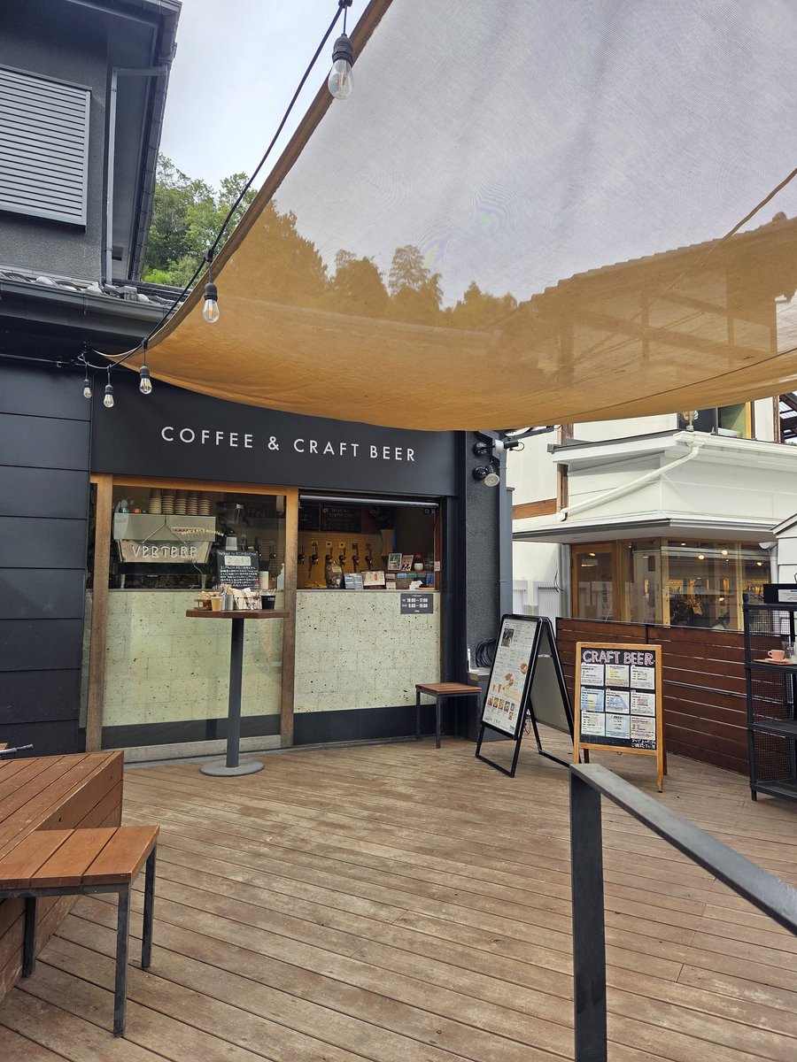 遅めの出発だったので高尾山6号路
➡ビール