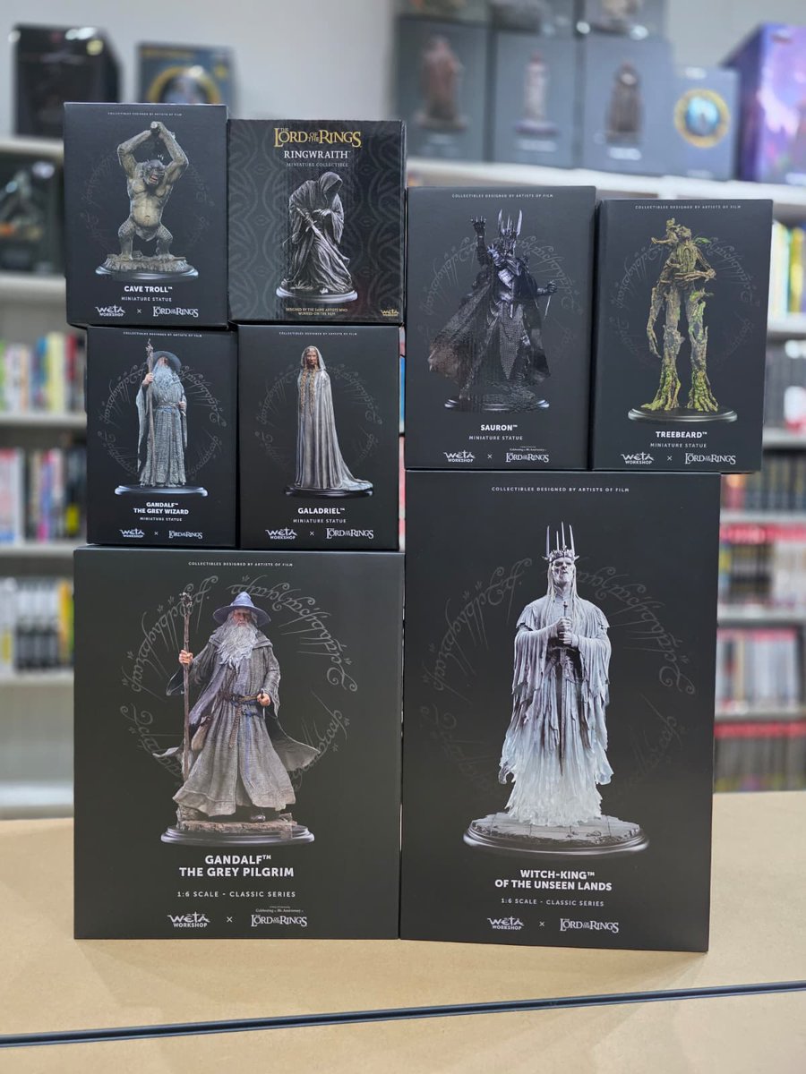 NUEVA WAVE DE ESTATUAS DE WETA WORKSHOP

Añadimos nuevas estatuas de la nueva wave de Weta Workshop a nuestro stock. ¡Entre ellas la muy esperada de Gandalf Pilgrim!

Además de estas tenemos muchas más en stock de Weta con muy buenos descuentos.

Stock: estatuasycomics.com/secciones/esta…