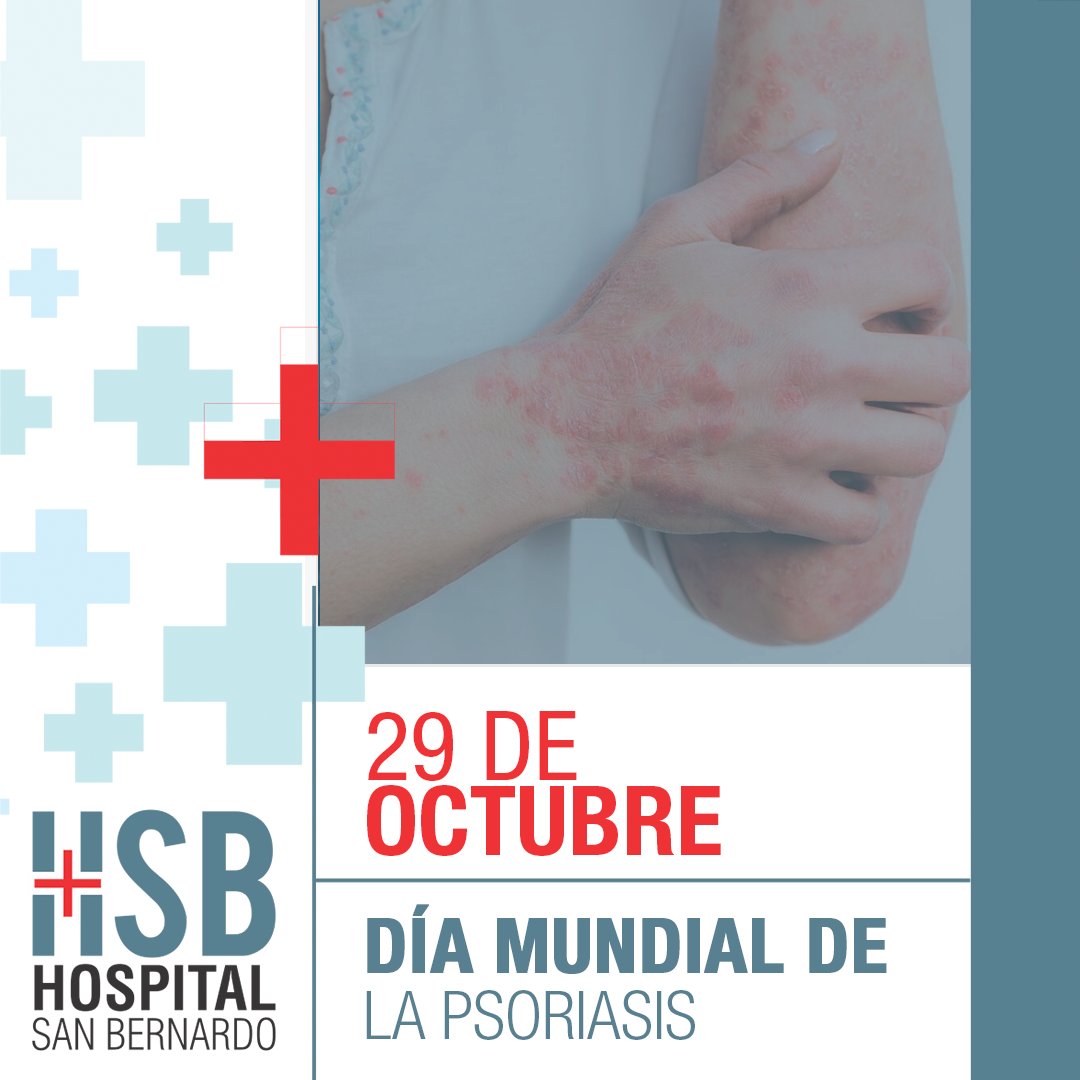 📌 DÍA MUNDIAL DE LA PSORIASIS

Cada 29 de octubre se conmemora el día mundial de la psoriasis, una jornada destinada a crear conciencia sobre esta enfermedad inflamatoria crónica de la piel que afecta a millones de personas en todo el mundo.

#psoriasis #dermatologia #prevencion