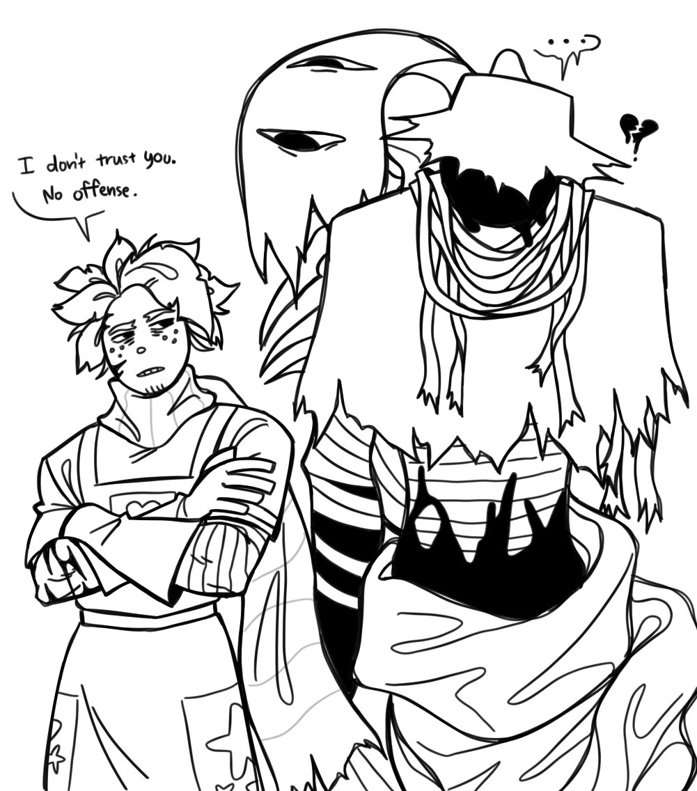 Twisted Knitten but he's chillllllll 😌😌😌😌
#dandysrevival #oc