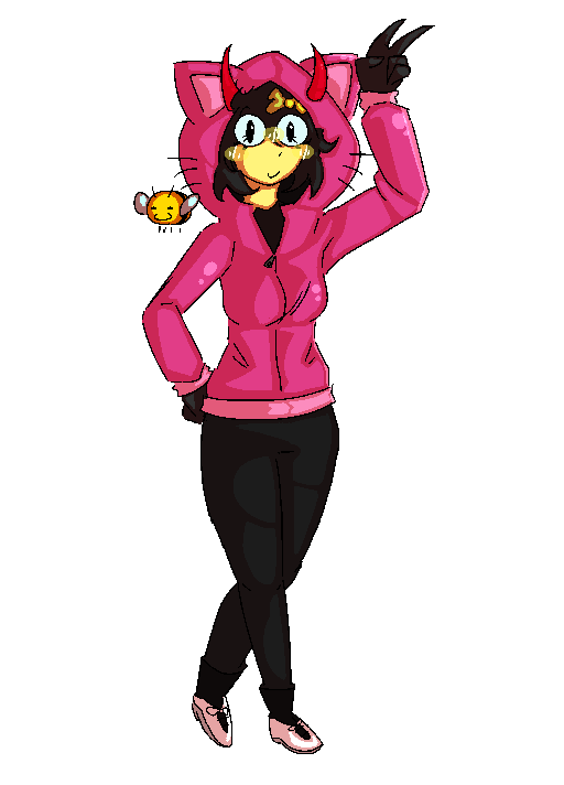 BeeOfAssistance's tweet photo. hi, welcome to my profile-o 
I have a main OC named Cynthia, and she's a bee-human hybrid thing

Artists are in Alt text https://t.co/UD4kttpHVs