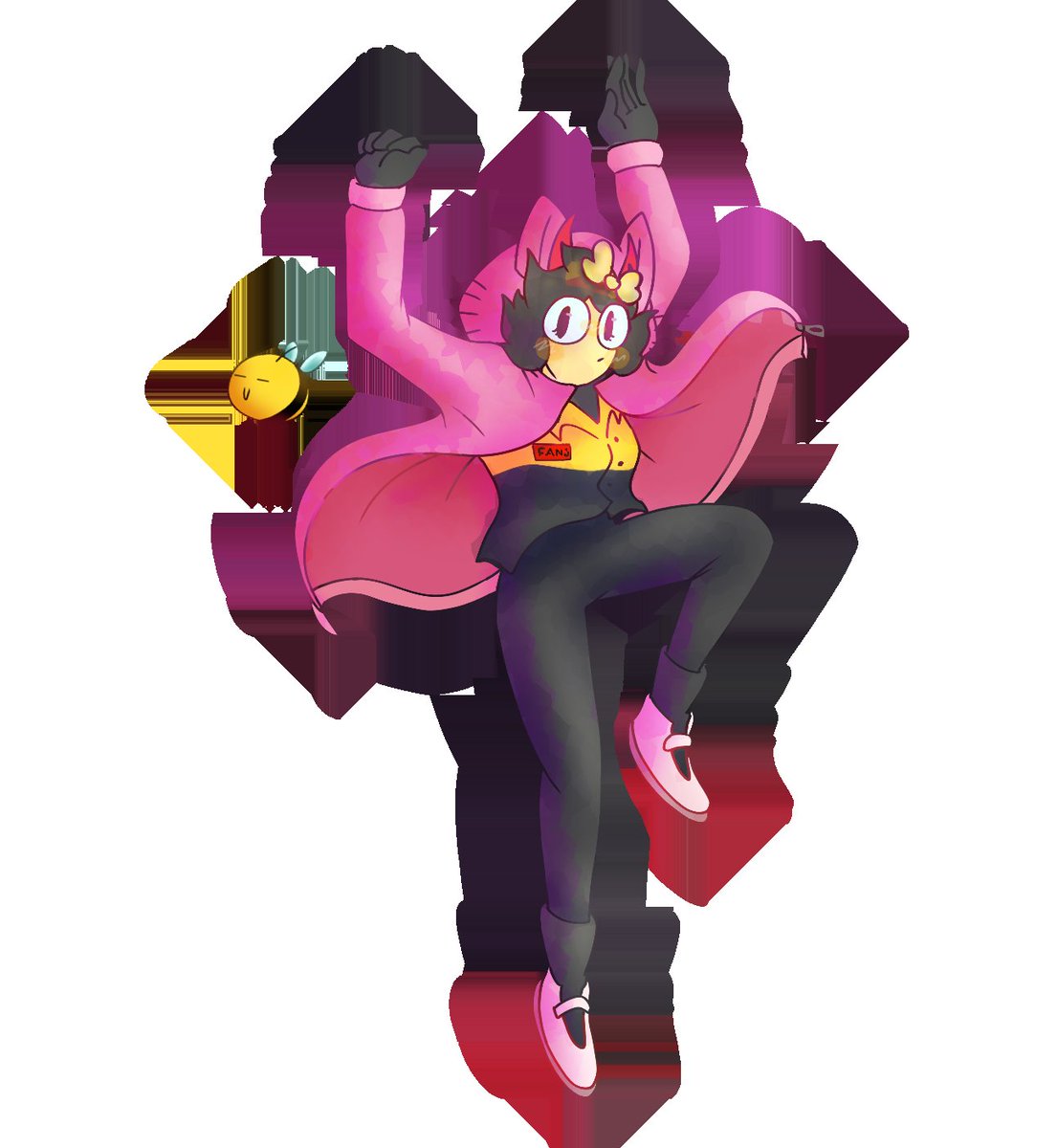 BeeOfAssistance's tweet photo. hi, welcome to my profile-o 
I have a main OC named Cynthia, and she's a bee-human hybrid thing

Artists are in Alt text https://t.co/UD4kttpHVs