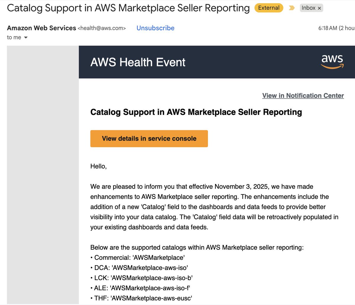 I think isof used a location designator other than an airport? 🤔 ALE airport is in Alpine, TX. That's a remote place to put an AWS partition. There's no military base and barely any population. The domain for the endpoints is us-isof-south-1.csp.hci.ic.gov
