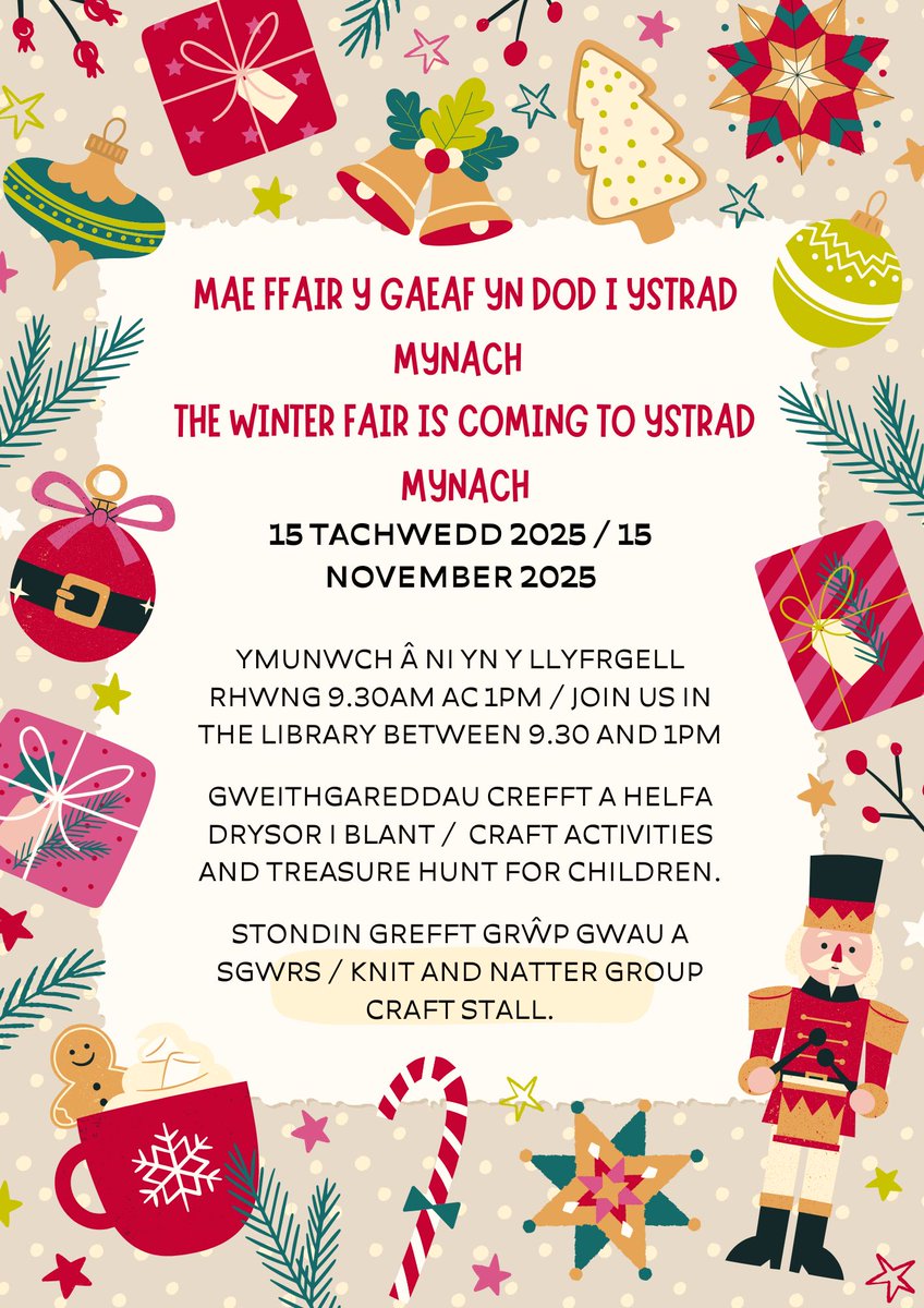 Ystrad Mynach Lib tweet media