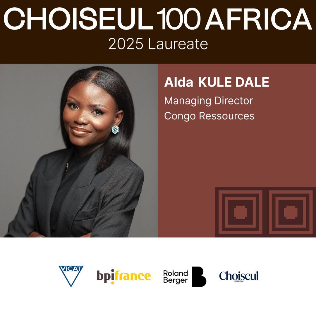 Félicitations à la Directrice Générale de CORES SA ! Seule Congolaise du secteur public de la RDC, elle a été primée par une institution française parmi les 200 acteurs africains du développement, après avoir déjà été lauréate en 2022.
choiseul-africa.com/palmares/chois…