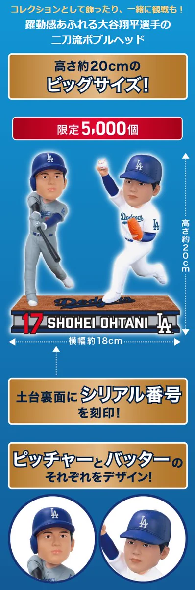 2個セット！大谷翔平 二刀流ボブルヘッド 2025 コンビニチェッカー on X: 