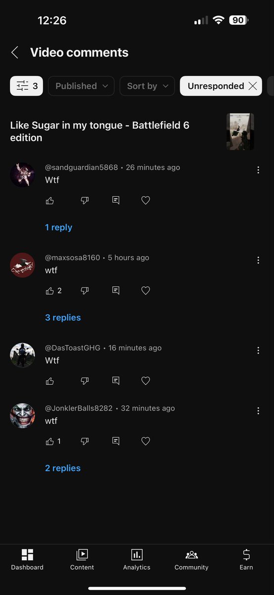 Excellent comments going on my latest BF6 short 😂 #Battlefield6