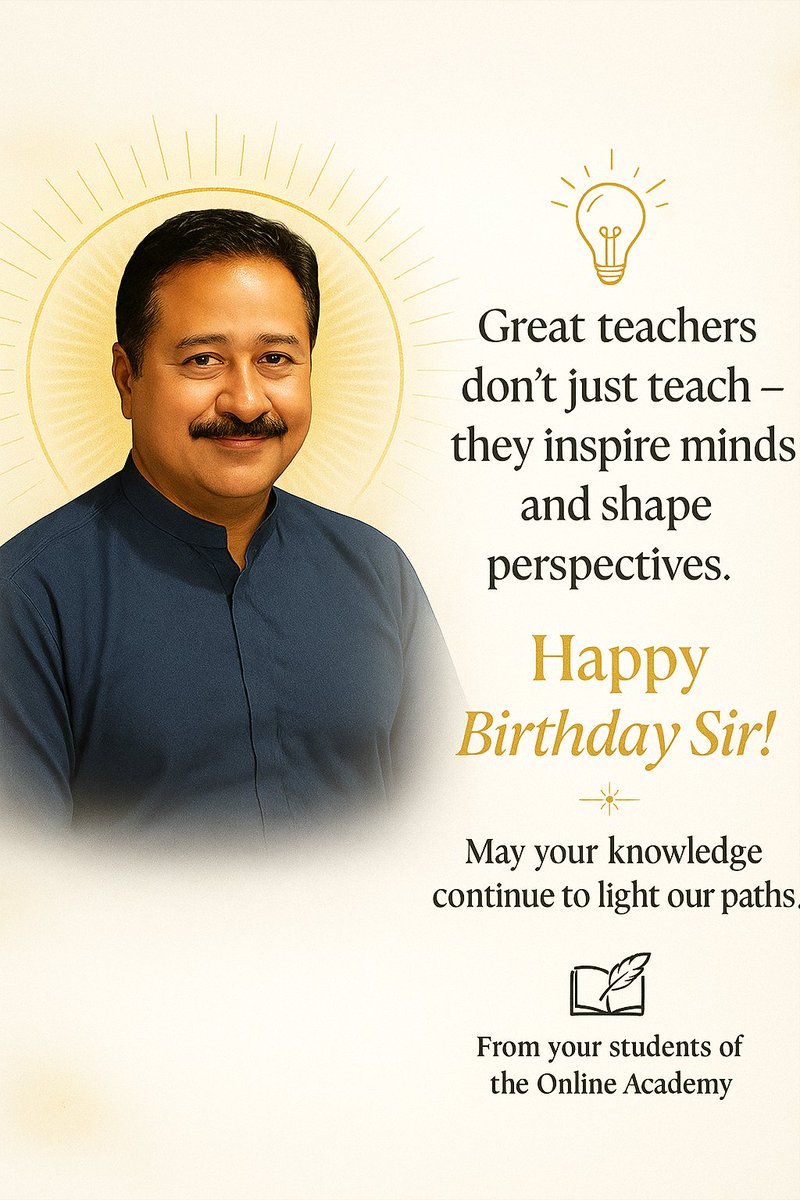 سالگرہ مبارک 🎉
<a href="/shafqatmm1/">Shafqat Ch</a>
سر
پہلی بار آپکا سیشن اٹینڈ کیا، مگر انداز گفتگو اور علم دونوں نے گہرا اثر چھوڑا۔
آپ نے سوشل میڈیا نہیں، سوچنے اور سمجھنے کا نیا زاویہ سکھایا۔
دعا ہے اللّٰہ آپکو صحت، سکون اور کامیابیوں سے نوازے۔
#HBDSirShafqat