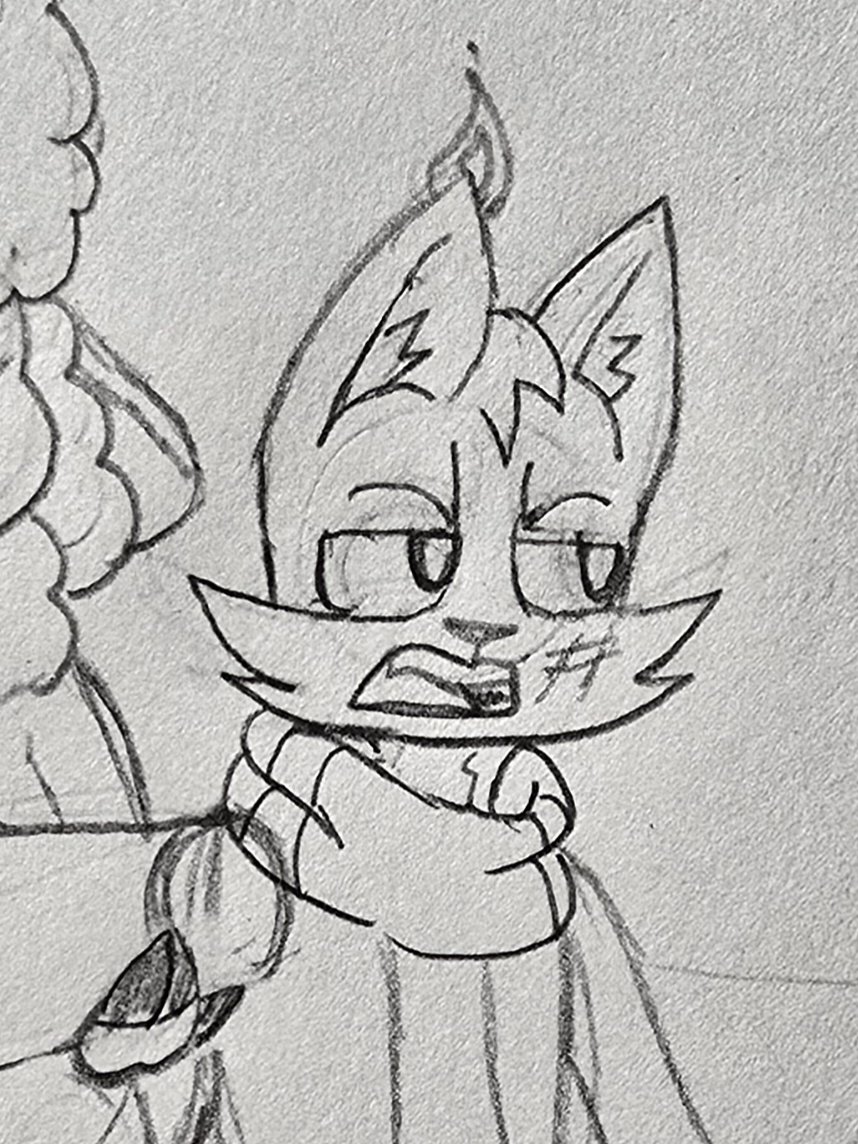 WizardCorgi's tweet image. W.i.p for next drawing :p 
I like how I drew his head shape