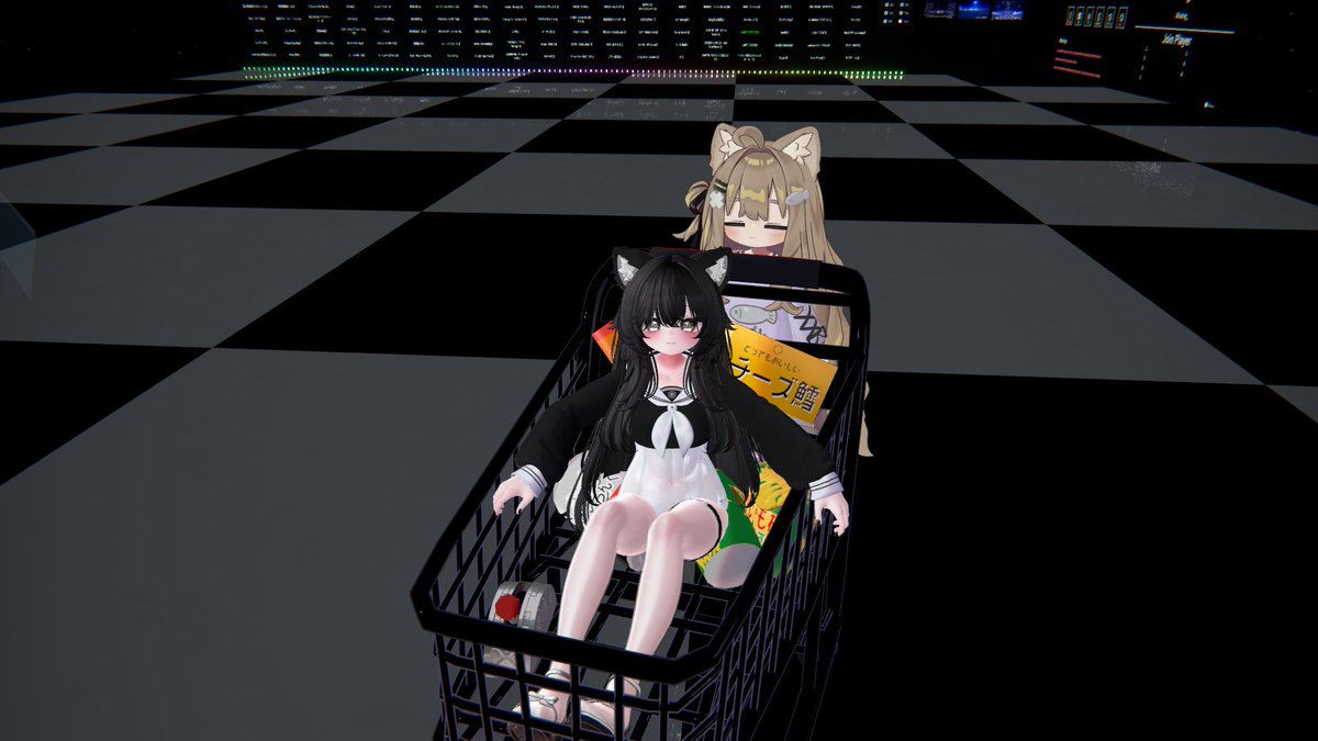 카트에 태워서 데리고 다니기 😆