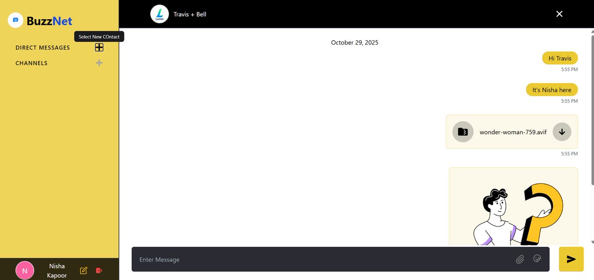 sundaramkatare's tweet image. I was working on this Chat App from the last 7 days and now it is about to complete...
Deployment and few design 🎨 changes are remaining.
#LearnInPublic #Coding #WhatsApp