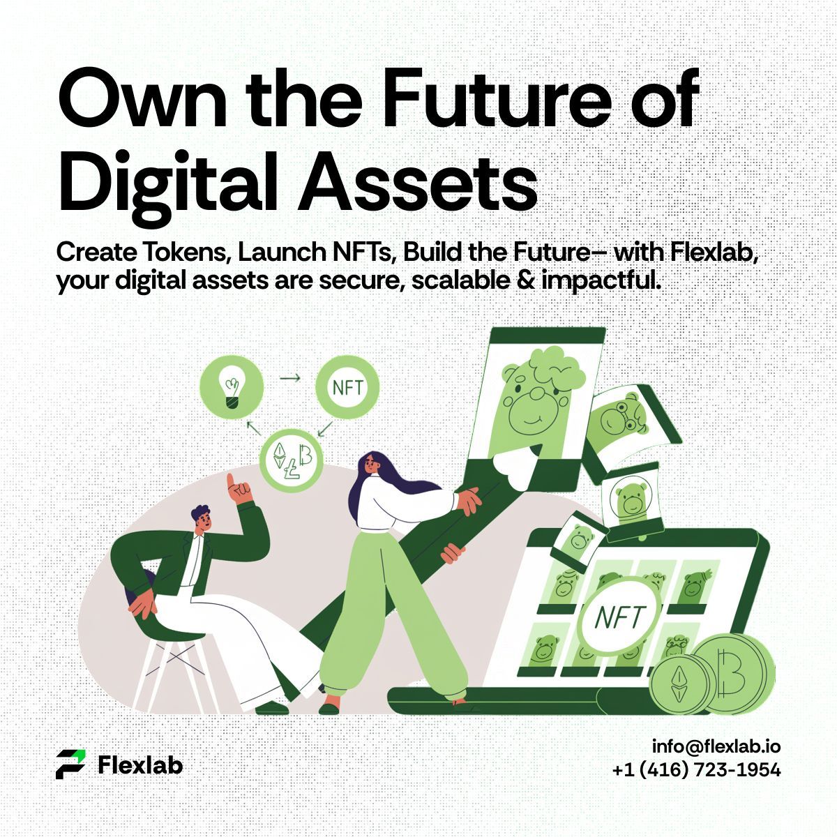 info_flexlab's tweet image. Are you building real wealth in the digital age?

From crypto to NFTs, digital assets are reshaping how we own, earn, and grow.

Start investing in your digital future today.

What’s your top digital asset right now?

#DigitalAssets #Flexlab