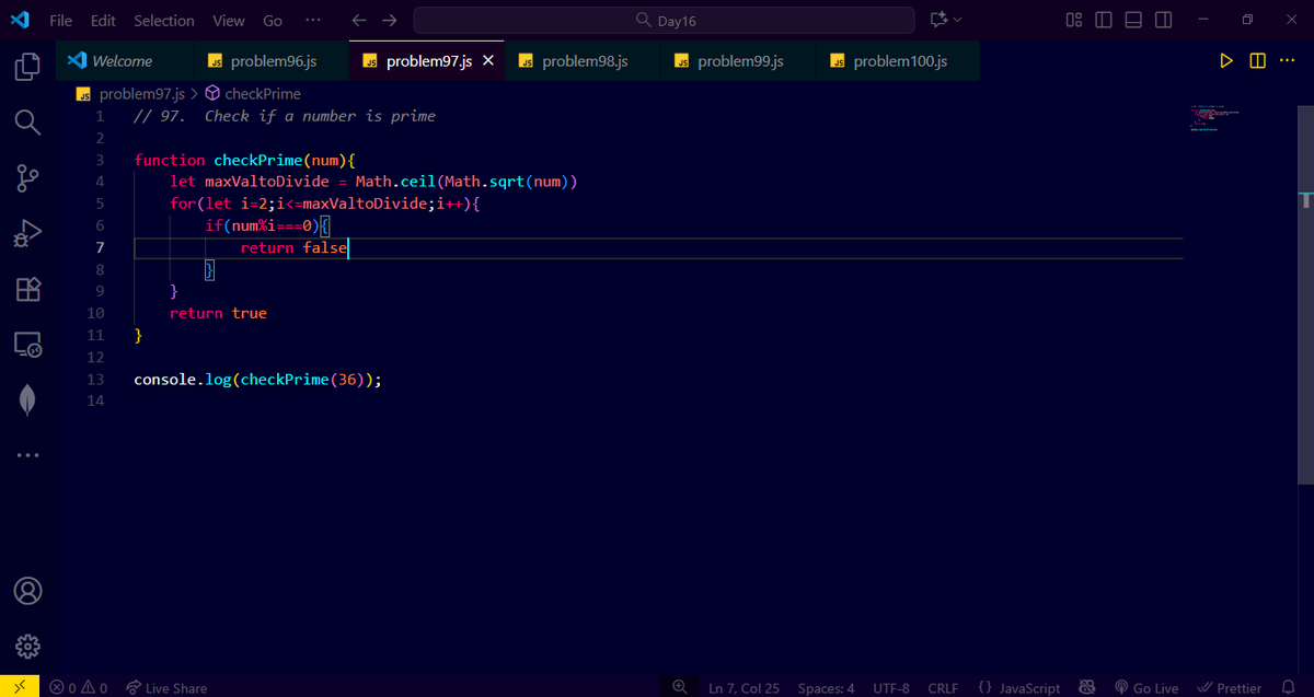 CoderAnand's tweet image. Day 39 of learning DSA ✅
Solved 5 miscellaneous problems today. Feeling more confident and excited to keep leveling up! 💪🔥
#DSA #CodingJourney #KeepCoding #ProblemSolving