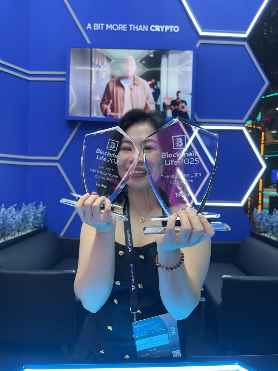 🥳A landmark achievement for <a href="/Toobit_official/">Toobit</a> 

🏆Best CEX Educational Platform
🏆Best CEX User Interface

This recognition underscores our leadership in combining a seamless trading interface with comprehensive educational resources.

Thank you for your support!