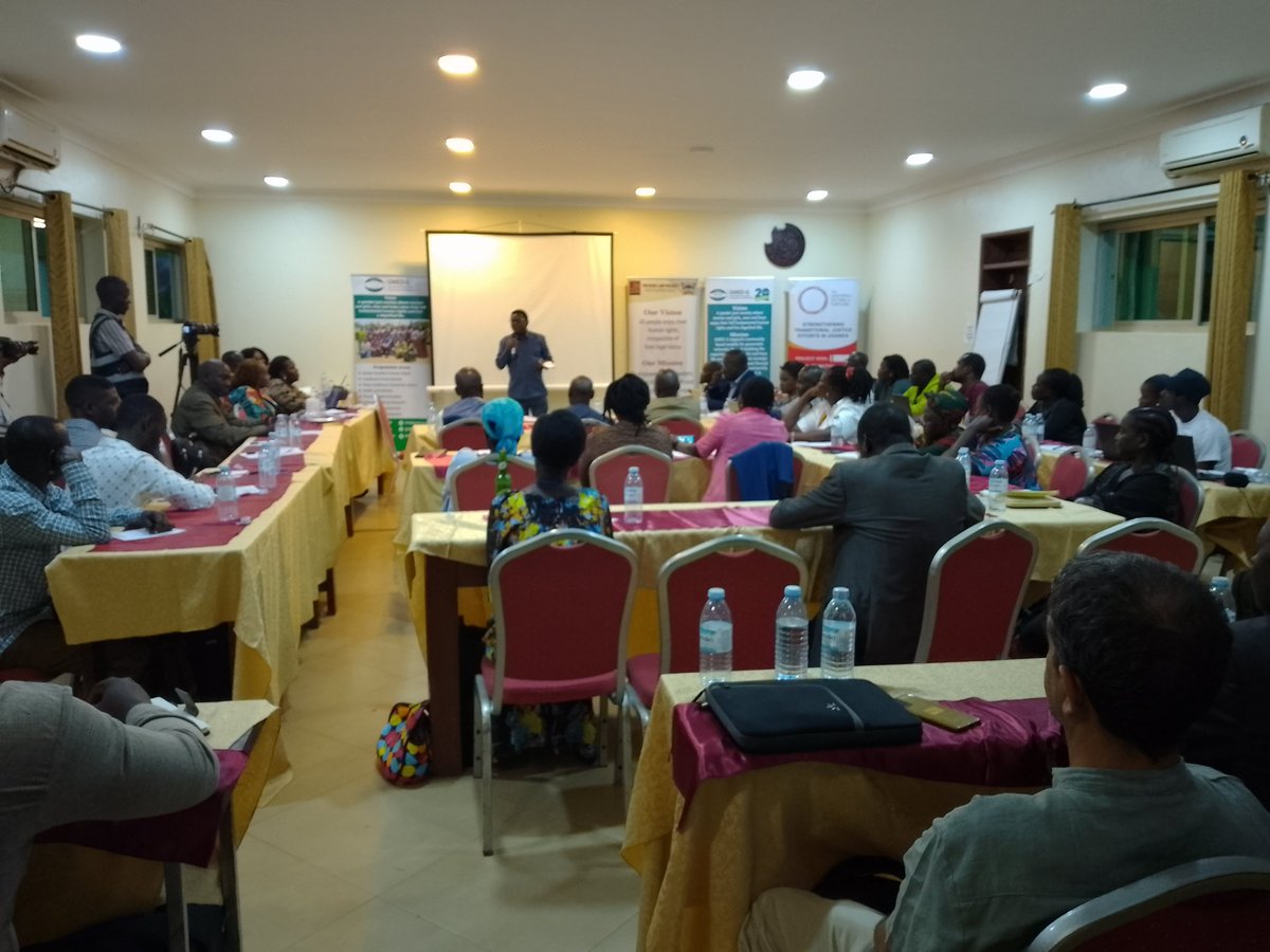 5th Regional Transitional Justice Working Group Meeting. <a href="/MoJCA_UG/">Ministry of Justice and Constitutional Affairs</a> Hon. May...we must not keep quiet, we need a reconciled country &amp; live by the legacies of the Juba Peace Agreements <a href="/refugeelawproj/">Refugee Law Project</a> <a href="/ASF_NGO/">Avocats Sans Frontières</a> <a href="/theICTJ/">ICTJ</a> <a href="/CVTorg/">Center for Victims of Torture</a> <a href="/pwatchug/">Parliament Watch</a> <a href="/LyandroGulu/">Lyandro Komakech</a> <a href="/PamelaAngwech/">Pamela Angwech</a> <a href="/FjdiInfo/">FJDI</a>