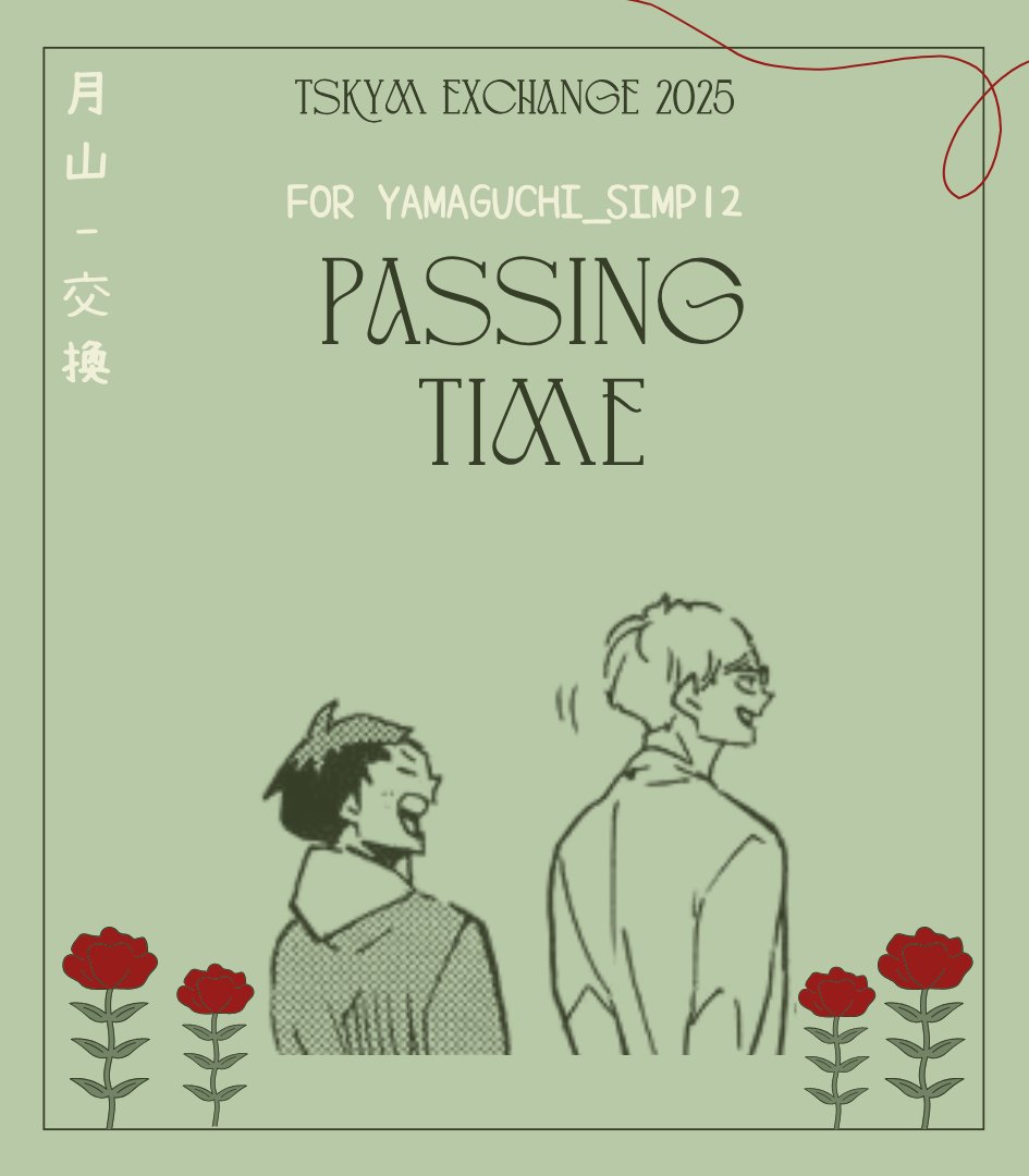 tskymexchange's tweet image. 🍓"Passing Time"
🍓For @nadiacosme11 
🍓Rated G
🍓2k | Slice of life, Aged-up characters, Living together
🍓 archiveofourown.org/works/72385226