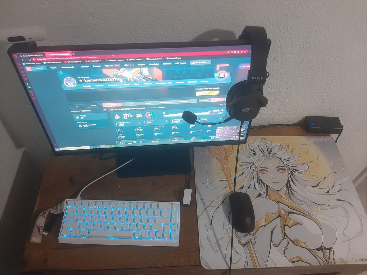 KRAMARICKvlr's tweet image. Trazendo uma atualizaçao do meu setup

Troquei o pad mouse e teclado alem de algumas peças no PC

Teclado mad he 68 que o sw me deu
Mouse @ninjutso_ninjas  sora v2
e um drizzle se da @AXGamingPunk 

Coloquei tambem um ryzen 7 5700x, B450M, ram asgard bragi 3600mhz-cl14
e um…