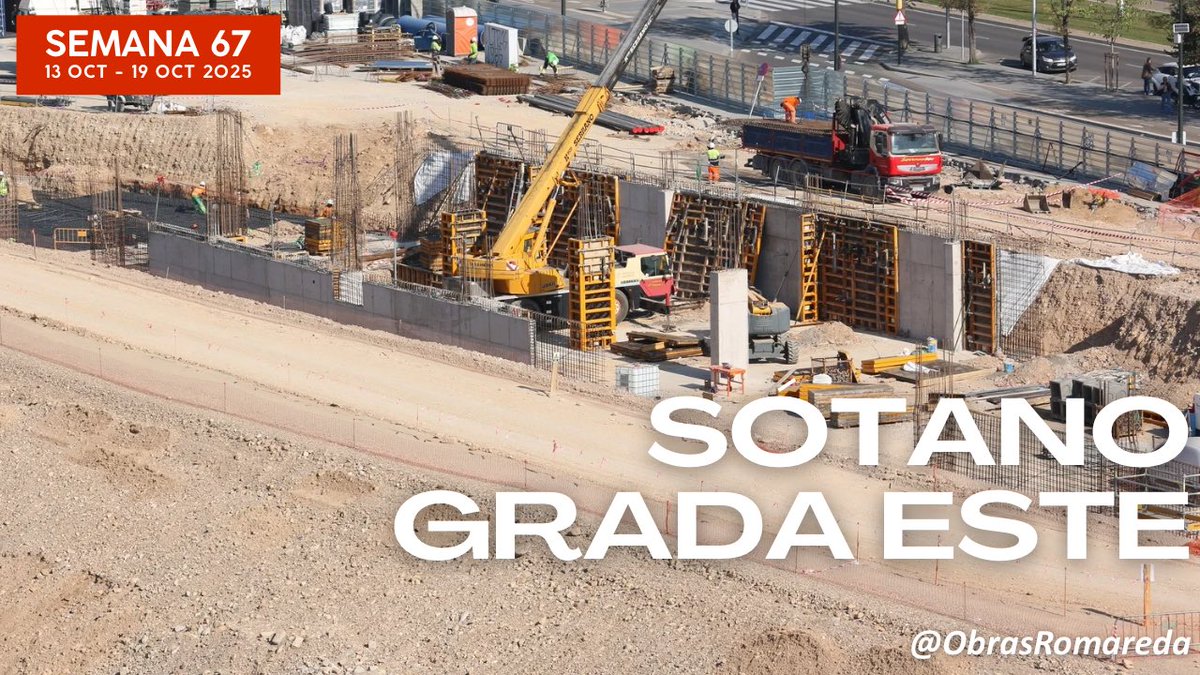 🎥¡Ya está publicado un nuevo video del canal!
Seguimos con un resumen de las obras durante la semana 67 (del 13 al 19 de octubre de 2025).
➡️youtu.be/v3aPiZtDz2Y?si…