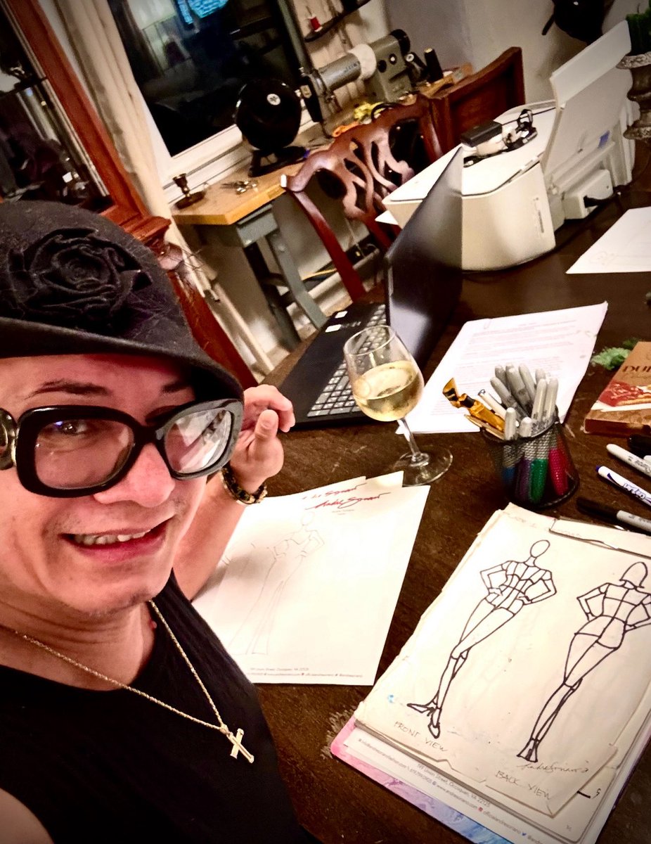 Fashion is Freedom. Loyalty is Golden. 
I was born to design with grace, power, charity and divine originality. Head held high, thankful for God’s guidance and an unstoppable vision. 👑 #jesusisking #AndreSoriano #FashionIsFreedom  #ProudlyMadeInTheUSA  #Blessed #USA ❤️🤍💙🇺🇸