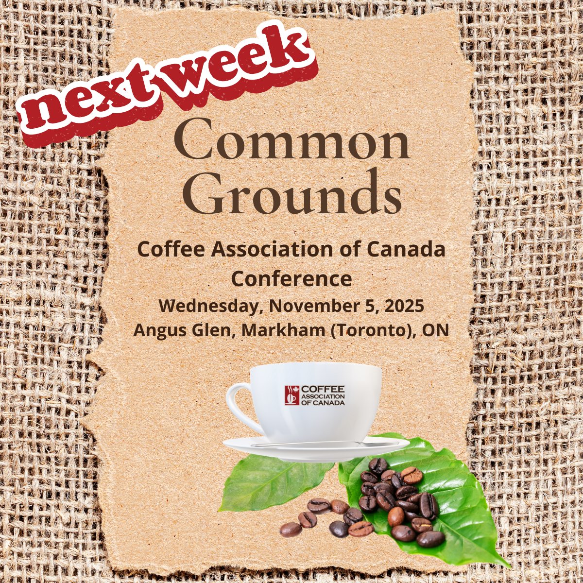 In one week, we’ll gather as an industry to share ideas and celebrate achievements. Our theme, Common Grounds, is about how the #coffee #community #connects — from #sustainability and #innovation to #collaboration across the value chain.
See you there!
coffeeassoc.com/annual-confere…