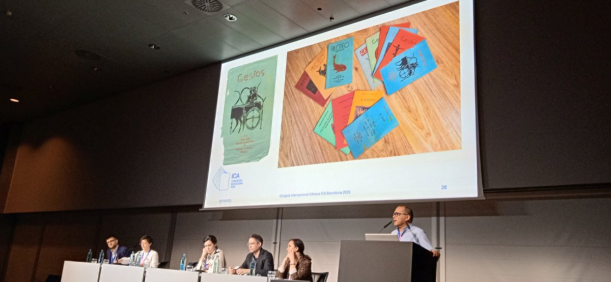 Avui hem gaudit amb la ponència d' <a href="/albert_taule/">Albert Taulé Tello</a> Memòries enterrades, memòries silenciades. A propòsit d'#AntoniBenaiges "el mestre que va prometre el mar" a l'<a href="/ICABcn2025/">International Archives Congress ICA Barcelona 2025</a>. A l'<a href="/acgarraf/">Arxiu Comarcal del Garraf</a> es conserva documentació de quan Benaiges va ser mestre a #VNG #ICABarcelona2025 #XAC