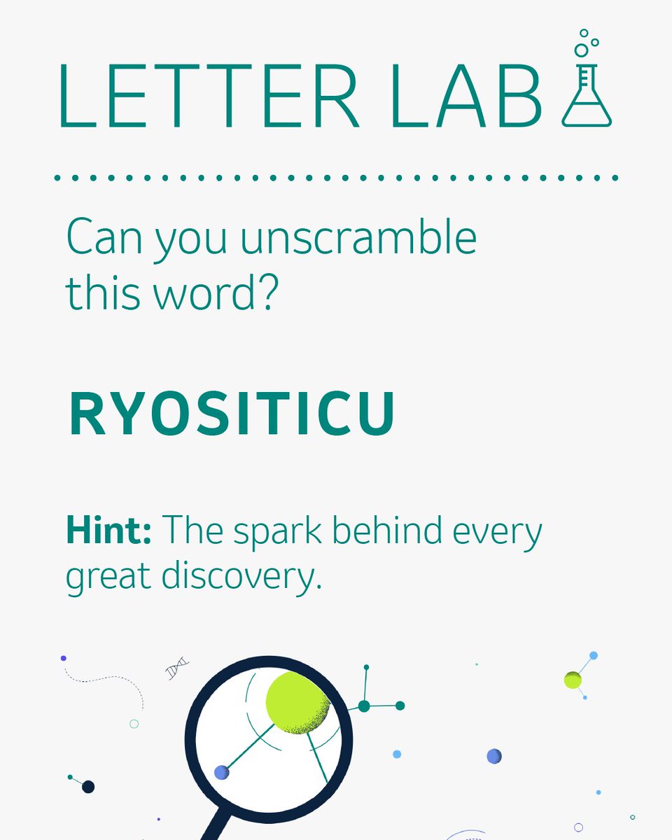 msdcareers's tweet photo. Today’s Letter Lab is powered by the spark that drives learning and breakthrough ideas. Great science – and great careers – start with this. 🧪 

What’s your guess? ⬇️

#LetterLab #MSDCareers https://t.co/Qilatchr7y