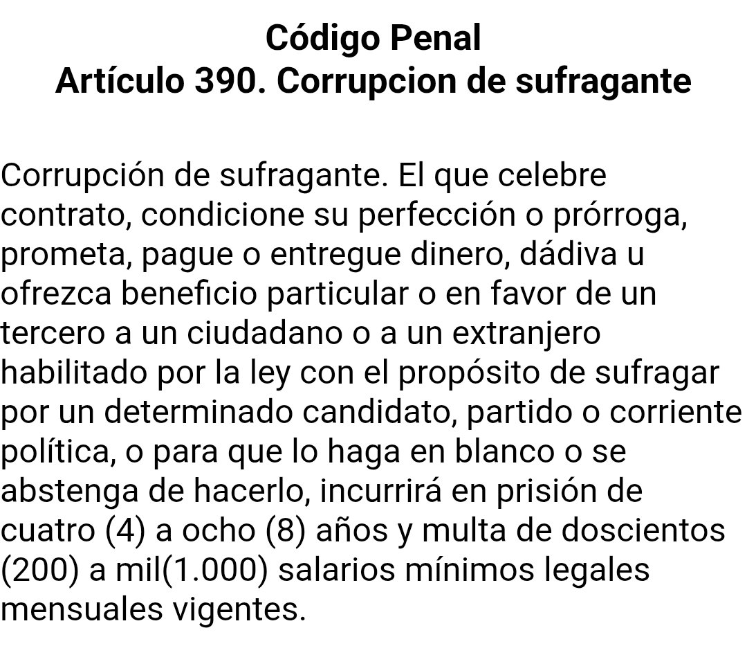 <a href="/MauricioCard/">Mauricio Cárdenas S.</a> Usted está violando el Código Penal ofreciendo casas a cambio de votos y la habeas data de la gente. Descarado, devuelva lo que se embolsilló del negocio de ISAGEN.