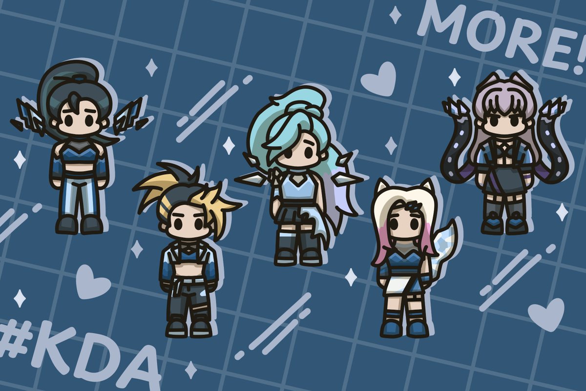 KDA "More" Chibis

#KDA #LeagueOfLegends