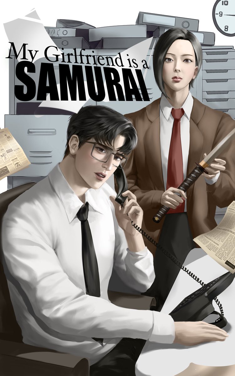 DVMP_Studios's tweet photo. Hey everyone, I’m Dev! A new Webtoon creator with a brand new series named My Girlfriend is a Samurai! I hope to meet other fellow creators here and just readers in general. If you’re into comedic slice of life stories then you might enjoy my series! 

#webtoon #WebtoonCanvas https://t.co/xWEUepWc7h