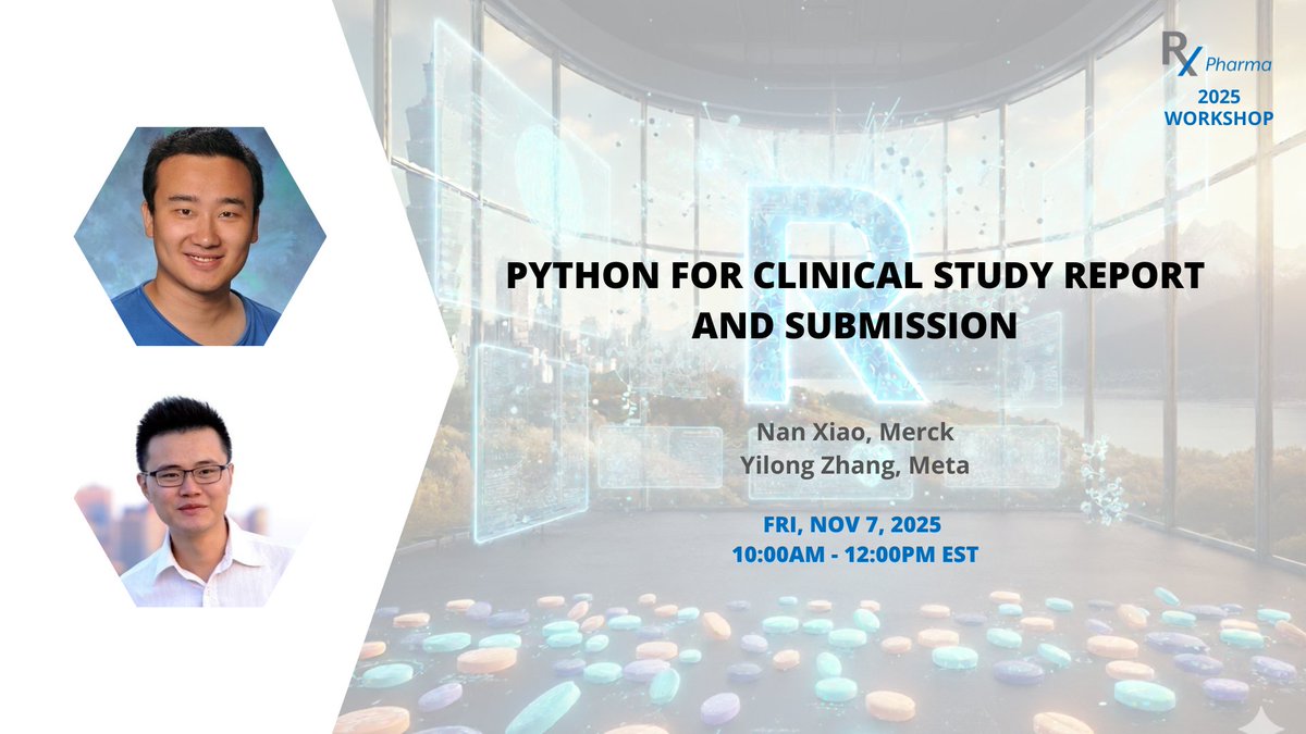 R in Pharma tweet media