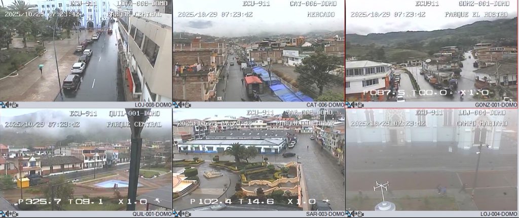ECU911Machala1's tweet photo. 🌧️ #Loja | #ZamoraChinchipe
Mediante el sistema de #VideovigilanciaECU911 se observa presencia de lluvias en varios cantones de ambas provincias.

☔ Loja: Loja, El Cisne, Catamayo, Saraguro, Quilanga y Gonzanamá.
☔ Zamora Chinchipe: Zamora, Palanda, Yacuambi, Yantzaza y El Pangui.

🔎 Según el monitoreo, no se evidencia acumulación de agua ni afectaciones a viviendas.

#ECU911BrindaSeguridadIntegral